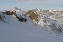 Schrechorn-Lauteraarhorn-Monch i nawet Jungfrau widać:)